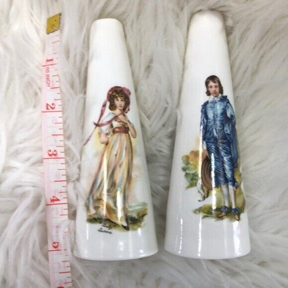 Vintage Salt and Pepper Shakers Jubilee fine bone China made in England - Picture 12 of 13
